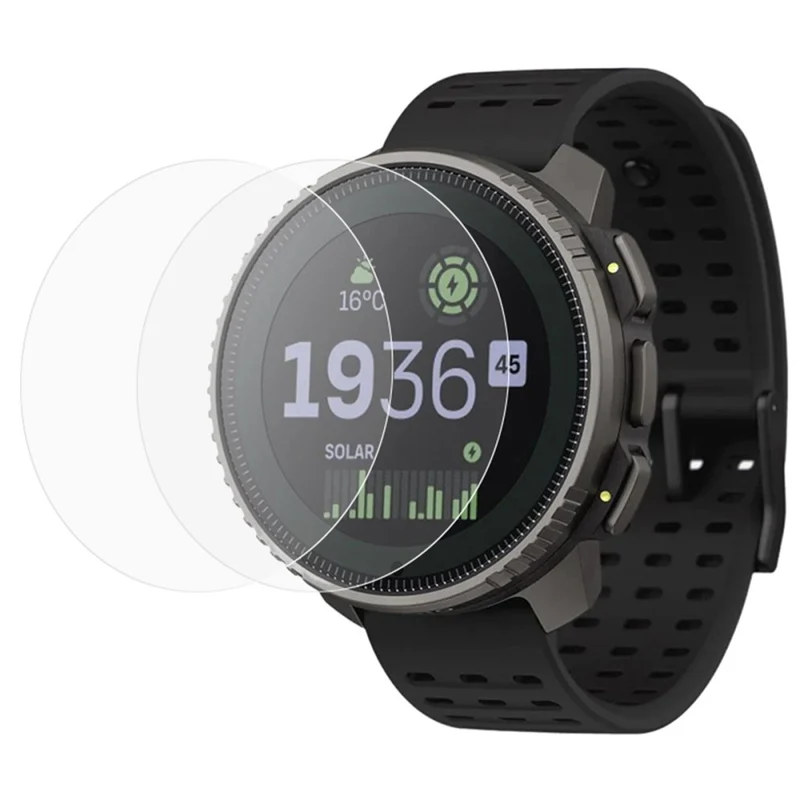 2Pcs Suunto Vertical Tempered Glass Screen Protector 2.5D Arc Edge Watch Screen Film