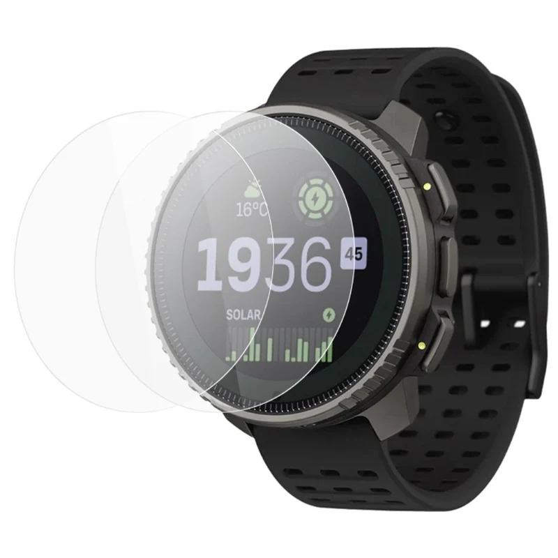 2Pcs Suunto Vertical Tempered Glass Screen Protector 2.5D Arc Edge Watch Screen Film