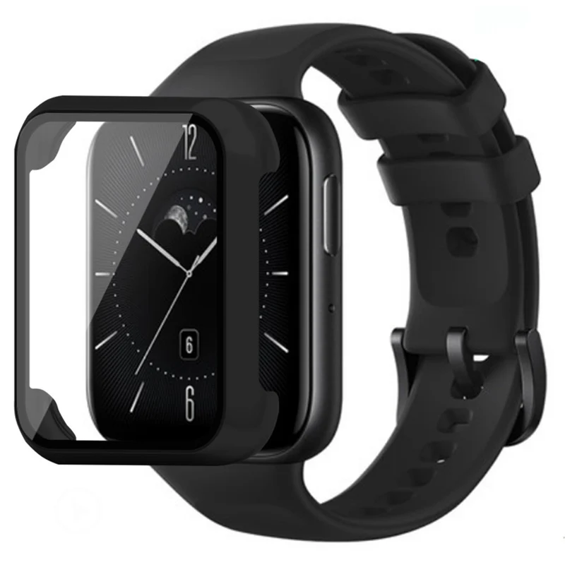 Oppo Watch 3 Watch Case Electroplated Hard Cover with Tempered Glass Screen Film