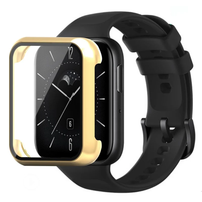 Oppo Watch 3 Watch Case Electroplated Hard Cover with Tempered Glass Screen Film