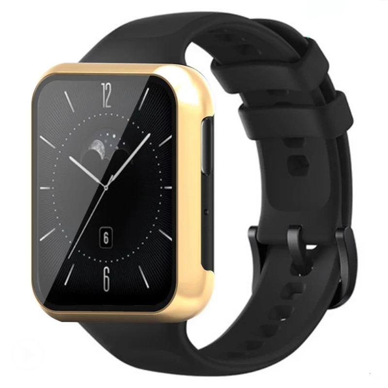 Oppo Watch 3 Watch Case Electroplated Hard Cover with Tempered Glass Screen Film