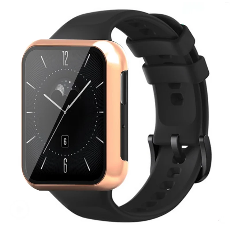 Oppo Watch 3 Watch Case Electroplated Hard Cover with Tempered Glass Screen Film