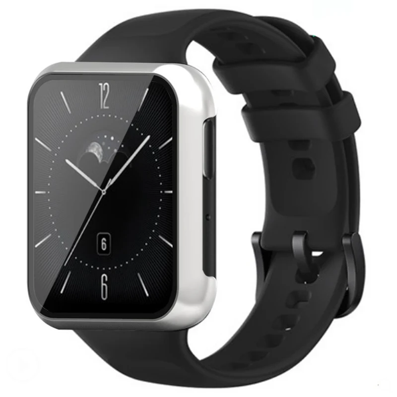 Oppo Watch 3 Watch Case Electroplated Hard Cover with Tempered Glass Screen Film