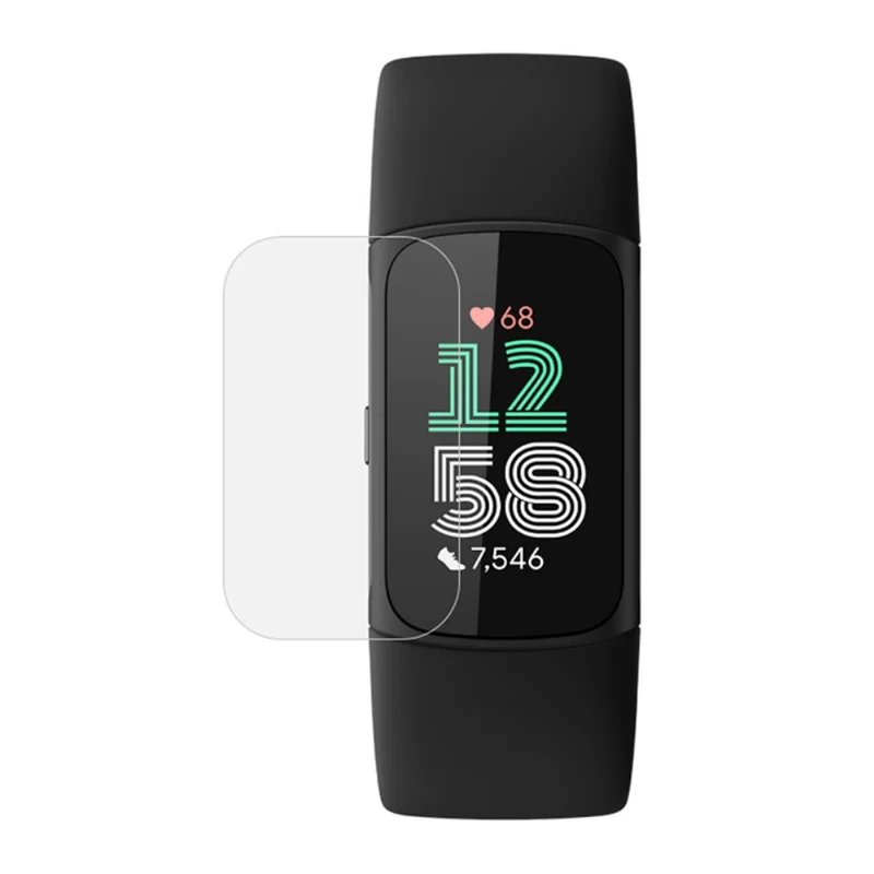 2Pcs / Pack Fitbit Charge 6 / 5 Watch Screen Protector Sensitive Touch Screen Film