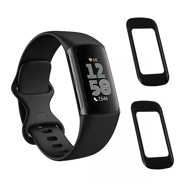 2Pcs / Pack Fitbit Charge 6 / 5 Watch Screen Protector Sensitive Touch Screen Film