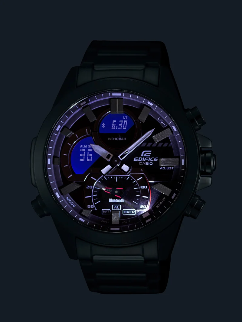 Casio Edifice ECB-30P-1AEF Herrenuhr • Smarte Funktionen via Bluetooth • Weltzeit