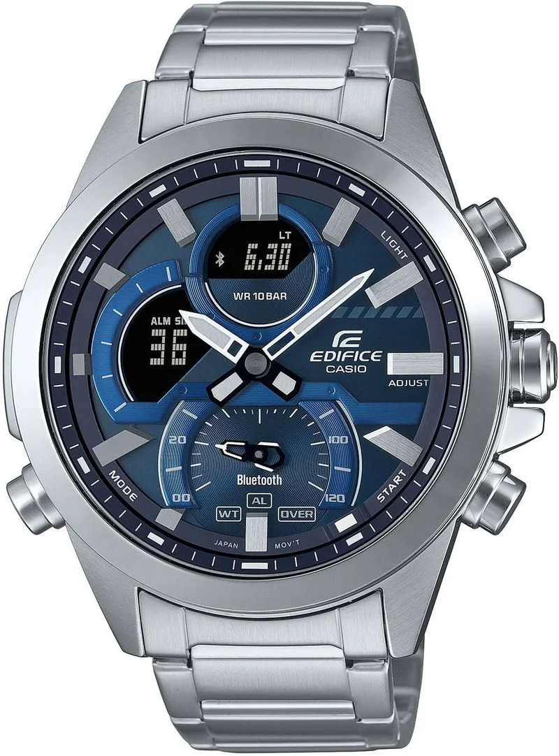 Casio EDIFICE ECB-30D-2AEF Herrenuhr • Smarte Funktionen • Weltzeitfunktion