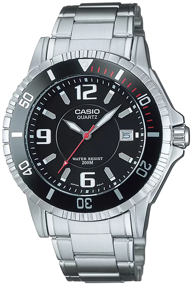 Casio MTD-1053D-1AVES Herrenuhr • 20 Bar Wasserdichtigkeit • Drehbare Lünette