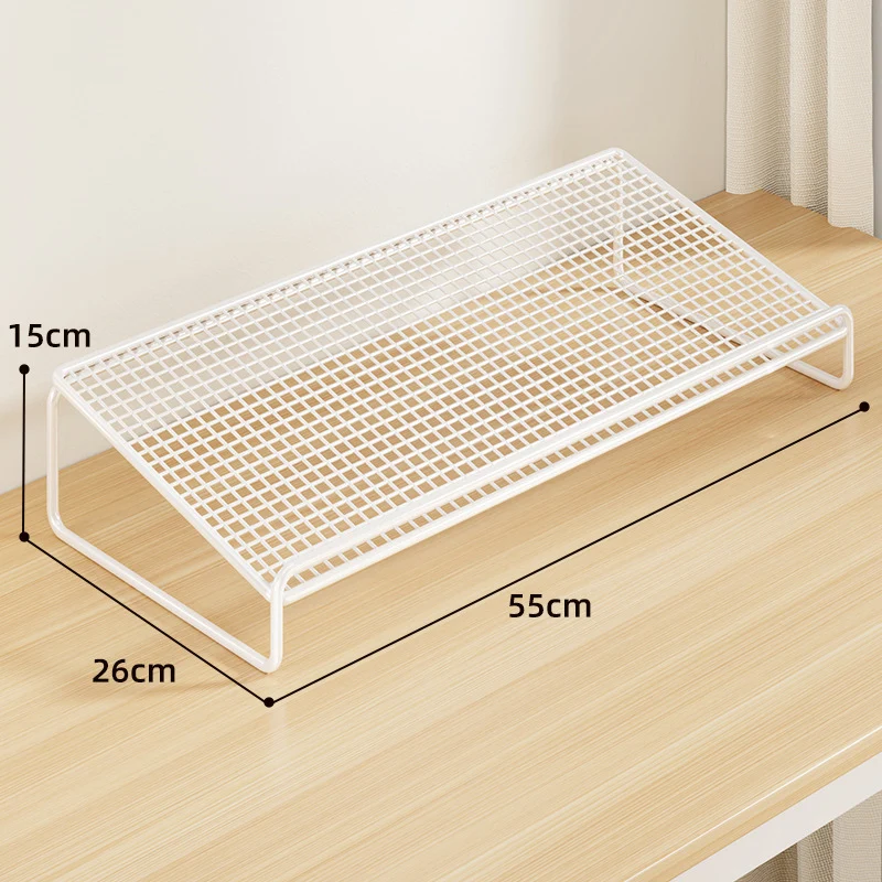 Mesh Stapelbarer Schreibtisch Organizer Regal Erhöher