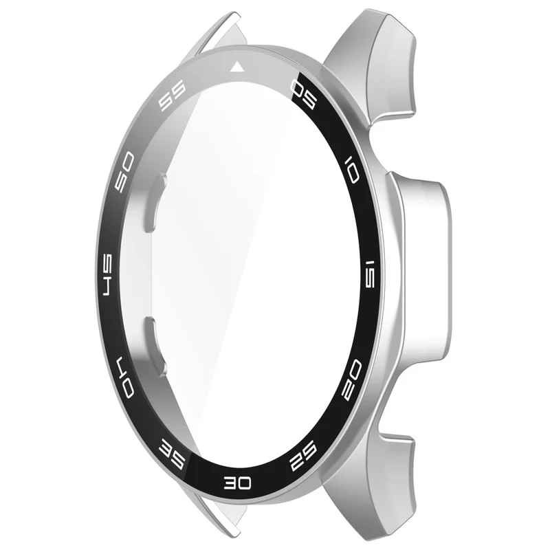 Huawei Watch GT 4 46mm Watch Case Tempered Glass Screen Protector Frame Cover with Dial Plate