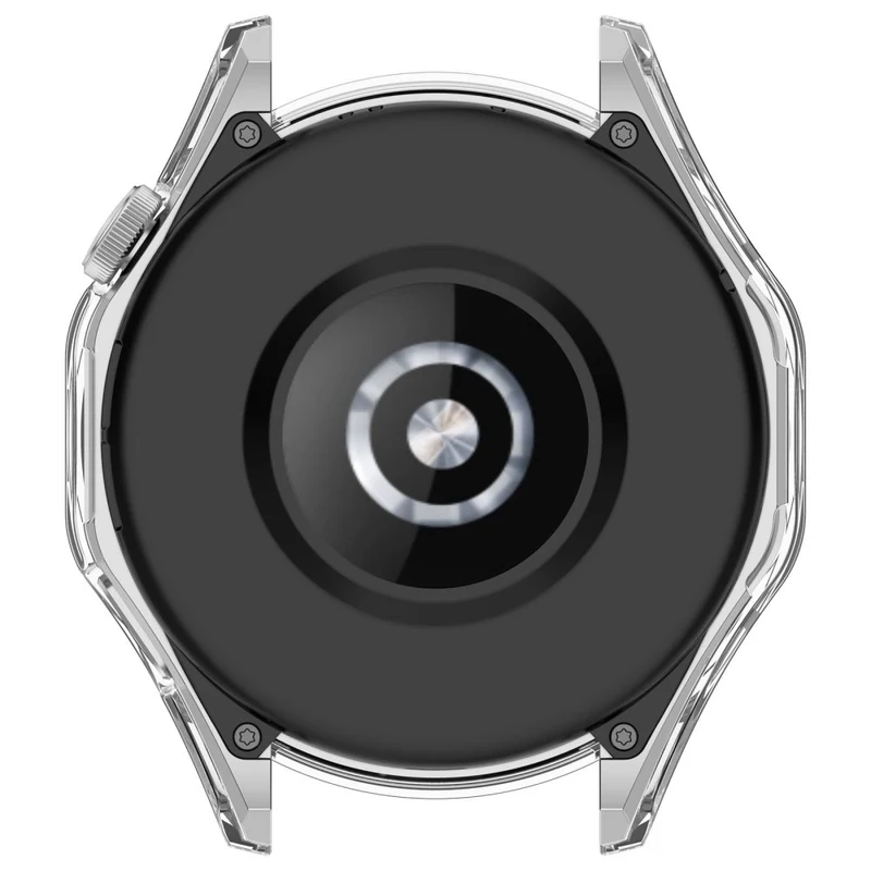 Huawei Watch GT 4 46mm Watch Case Tempered Glass Screen Protector Frame Cover with Dial Plate