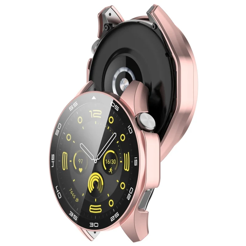 Huawei Watch GT 4 46mm Watch Case Tempered Glass Screen Protector Frame Cover with Dial Plate