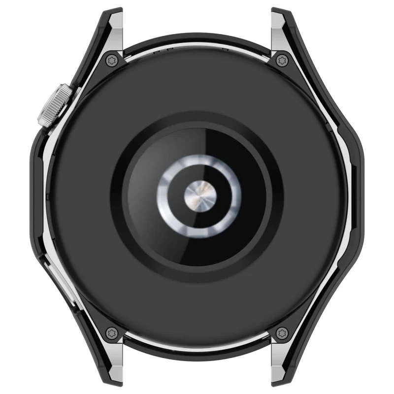 Huawei Watch GT 4 46mm Watch Case Tempered Glass Screen Protector Frame Cover with Dial Plate
