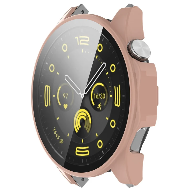 Honor Watch 4 Pro Watch Case Full Coverage Protective Cover with Tempered Glass Screen Film