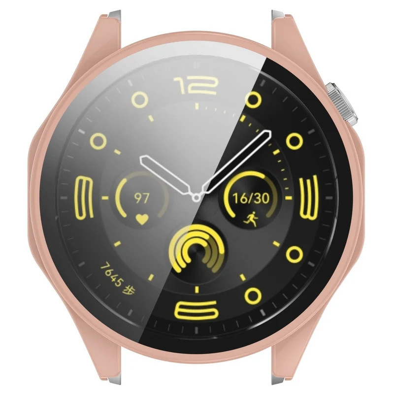 Honor Watch 4 Pro Watch Case Full Coverage Protective Cover with Tempered Glass Screen Film