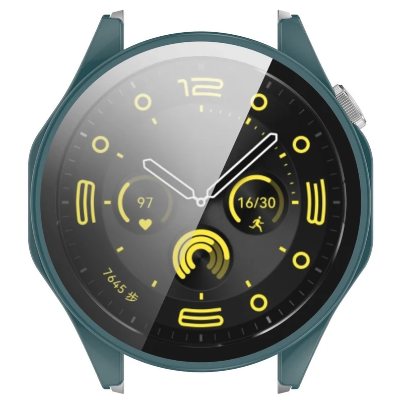 Honor Watch 4 Pro Watch Case Full Coverage Protective Cover with Tempered Glass Screen Film
