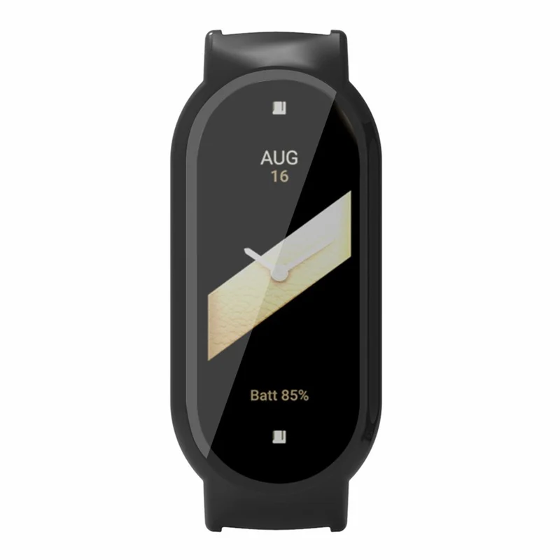 Xiaomi Smart Band 8 / Smart Band 8 NFC Hard Bump Resistant Case with Tempered Glass Screen Protector