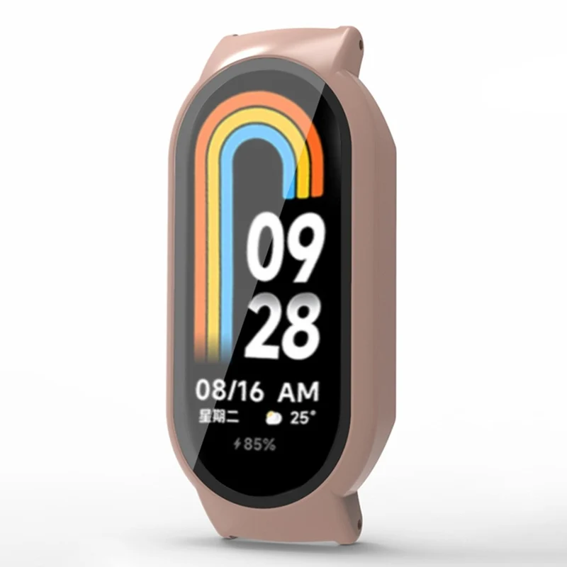 Xiaomi Smart Band 8 / Smart Band 8 NFC Hard Bump Resistant Case with Tempered Glass Screen Protector
