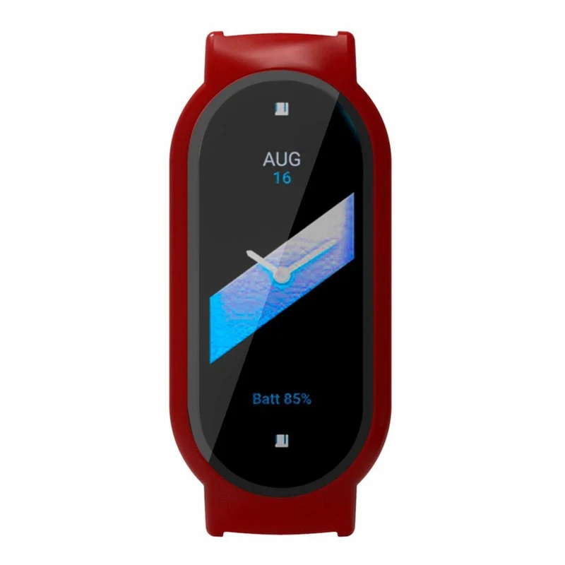 Xiaomi Smart Band 8 / Smart Band 8 NFC Hard Bump Resistant Case with Tempered Glass Screen Protector