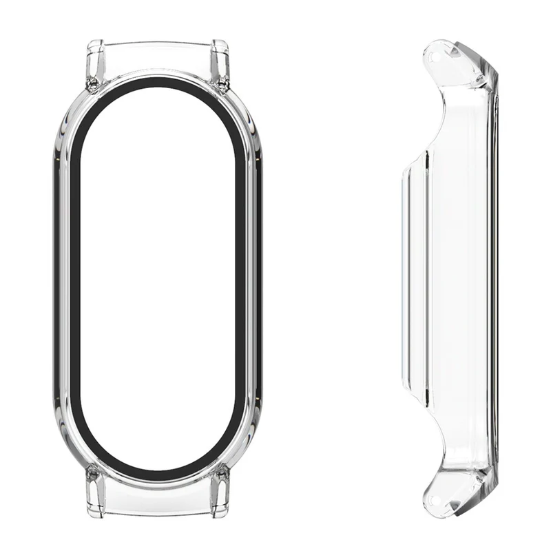 Xiaomi Smart Band 8 / Smart Band 8 NFC Hard Bump Resistant Case with Tempered Glass Screen Protector