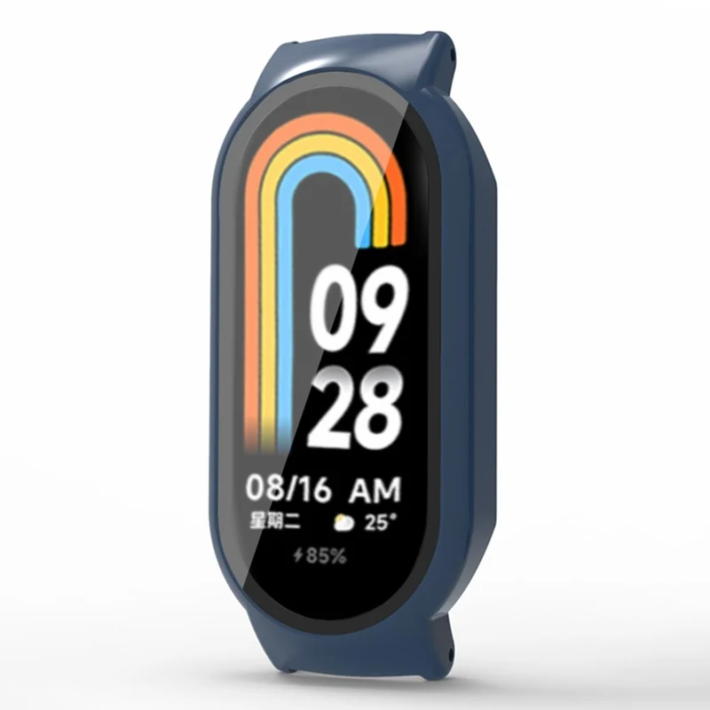 Xiaomi Smart Band 8 / Smart Band 8 NFC Hard Bump Resistant Case with Tempered Glass Screen Protector