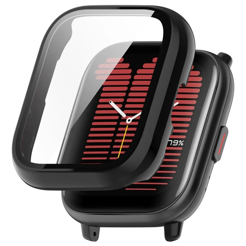 Huami Amazfit Active (A2211) Case with Tempered Glass Film Full Protective Hard Watch Cover