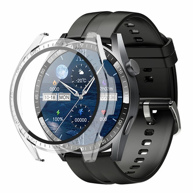 Watch Case for Aigo GT8 Frame Protective Cover with Tempered Glass Screen Film