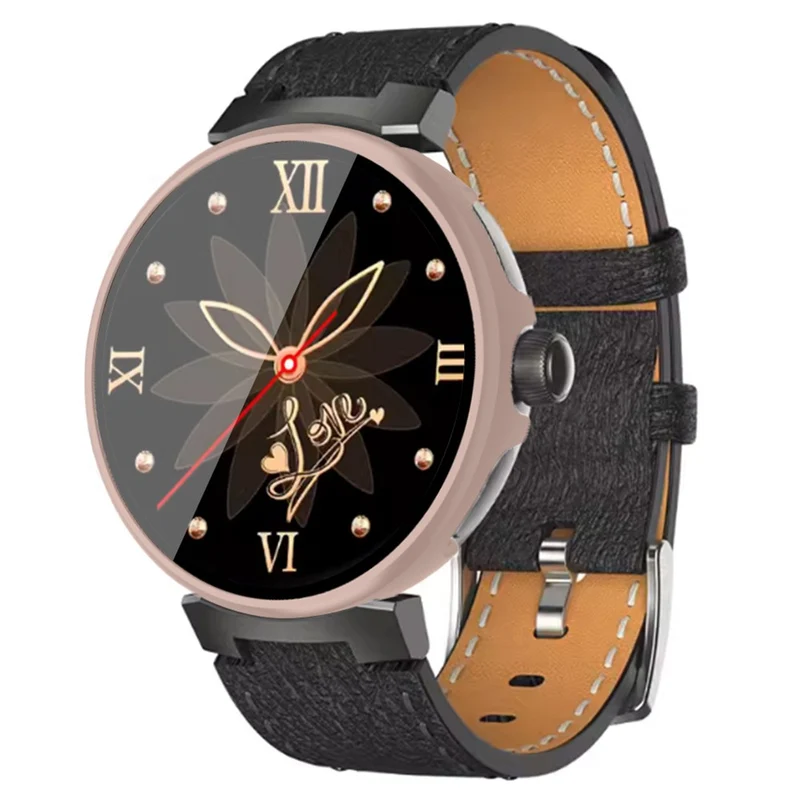 For Aigo GTV2 Watch Protective Cover Hard Flexible Case with Tempered Glass Protector