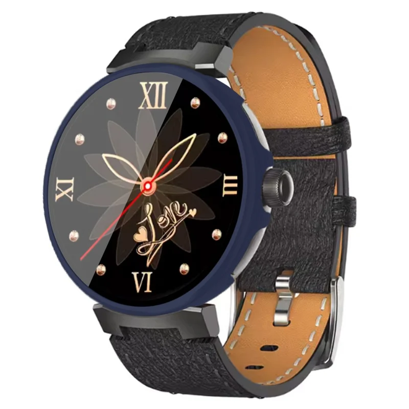 For Aigo GTV2 Watch Protective Cover Hard Flexible Case with Tempered Glass Protector
