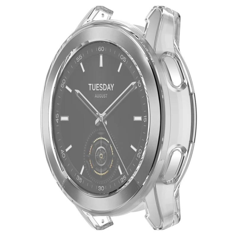 Xiaomi Watch S3 Scratch Resistant Watch Protective Case Electroplating Anti-collision Cover