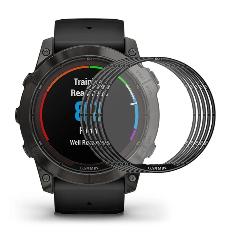 ENKAY HAT PRINCE 2Pcs Garmin Fenix 7S Pro Screen Protector 3D Curved Soft Bump Resistant Edge and Scratch Resistant Watch Film