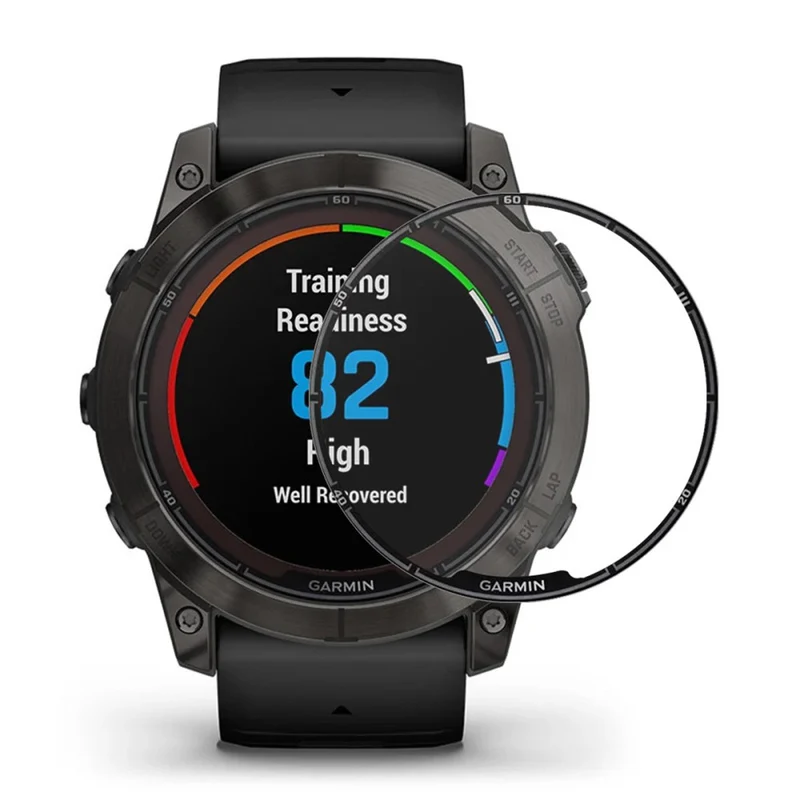 ENKAY HAT PRINCE 2Pcs Garmin Fenix 7S Pro Screen Protector 3D Curved Soft Bump Resistant Edge and Scratch Resistant Watch Film