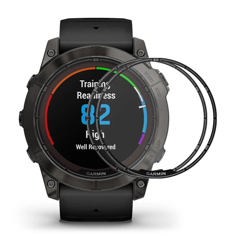 ENKAY HAT PRINCE 5Pcs Garmin Fenix 7 Pro Smartwatch Screen Protector Full Cover 3D Curved Soft Bump Resistant Edge and Clear Film