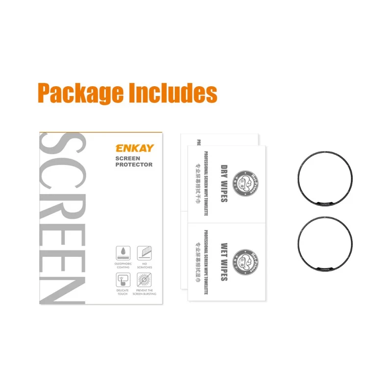 ENKAY HAT PRINCE 5Pcs Garmin Fenix 7 Pro Smartwatch Screen Protector Full Cover 3D Curved Soft Bump Resistant Edge and Clear Film