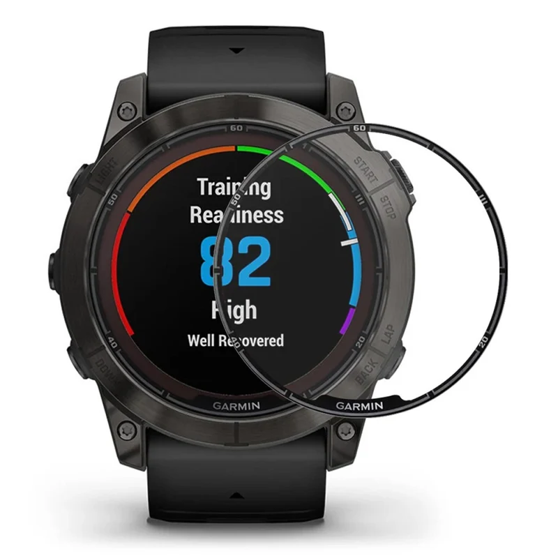 ENKAY HAT PRINCE 5Pcs Garmin Fenix 7 Pro Smartwatch Screen Protector Full Cover 3D Curved Soft Bump Resistant Edge and Clear Film