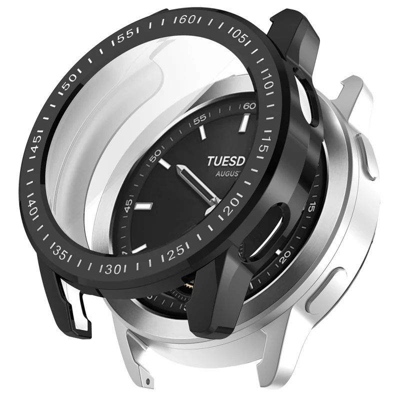 Xiaomi Watch S3 Scratch Resistant Watch Protective Case Electroplating Anti-drop Cover