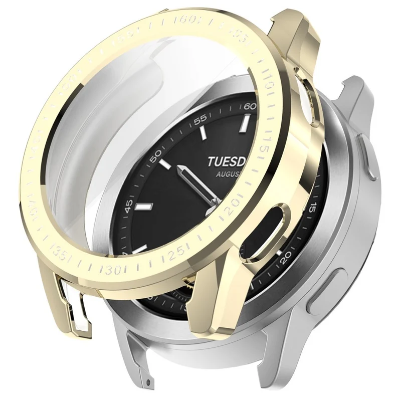 Xiaomi Watch S3 Scratch Resistant Watch Protective Case Electroplating Anti-drop Cover