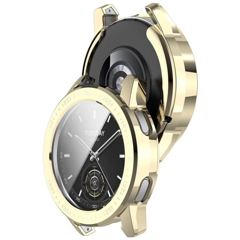 Xiaomi Watch S3 Scratch Resistant Watch Protective Case Electroplating Anti-drop Cover
