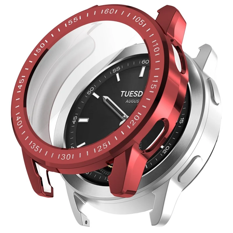 Xiaomi Watch S3 Scratch Resistant Watch Protective Case Electroplating Anti-drop Cover