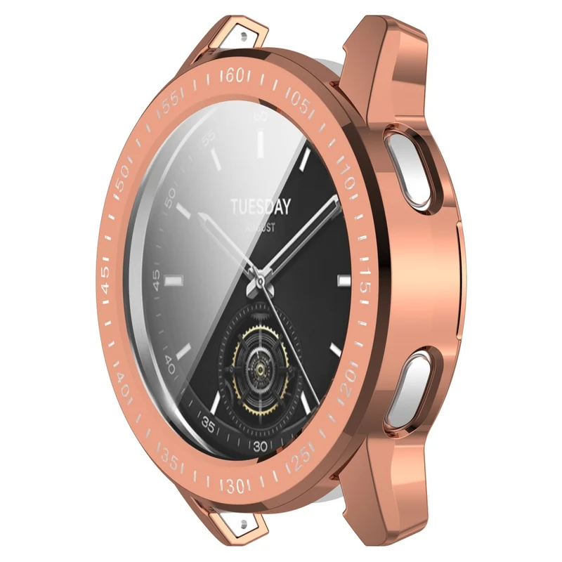 Xiaomi Watch S3 Scratch Resistant Watch Protective Case Electroplating Anti-drop Cover