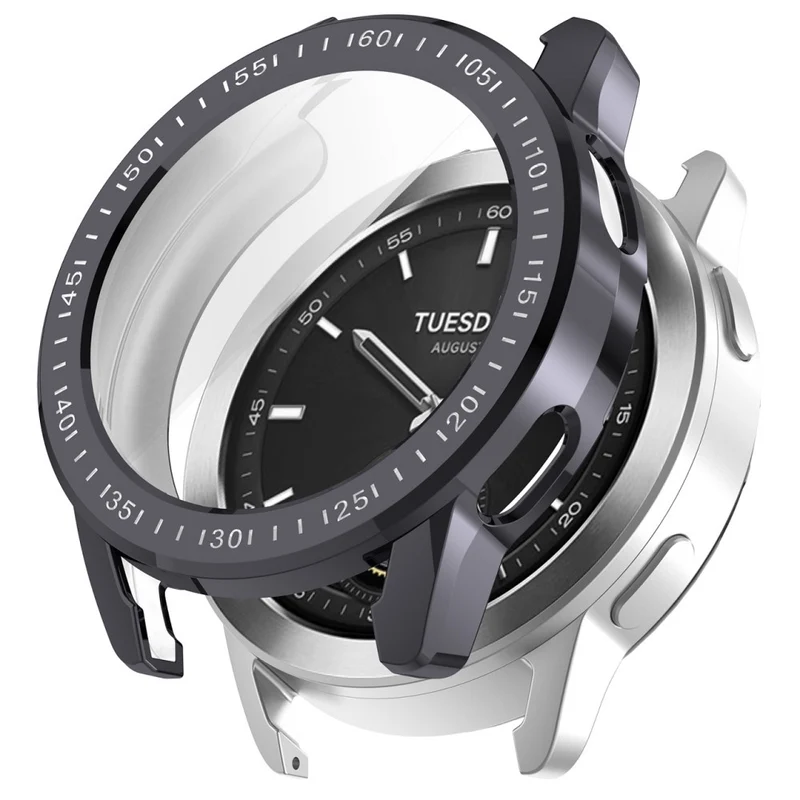 Xiaomi Watch S3 Scratch Resistant Watch Protective Case Electroplating Anti-drop Cover