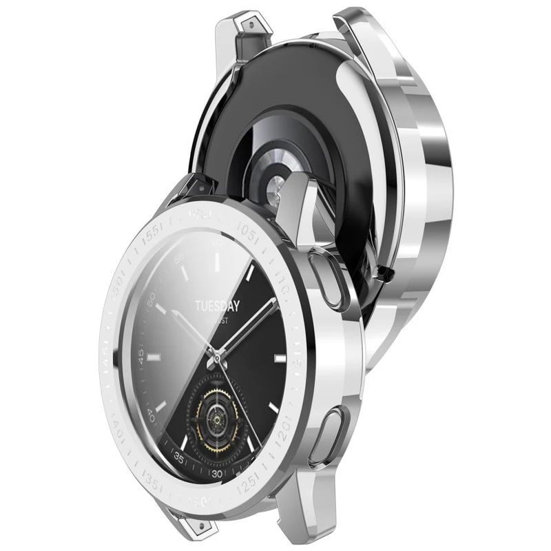 Xiaomi Watch S3 Scratch Resistant Watch Protective Case Electroplating Anti-drop Cover