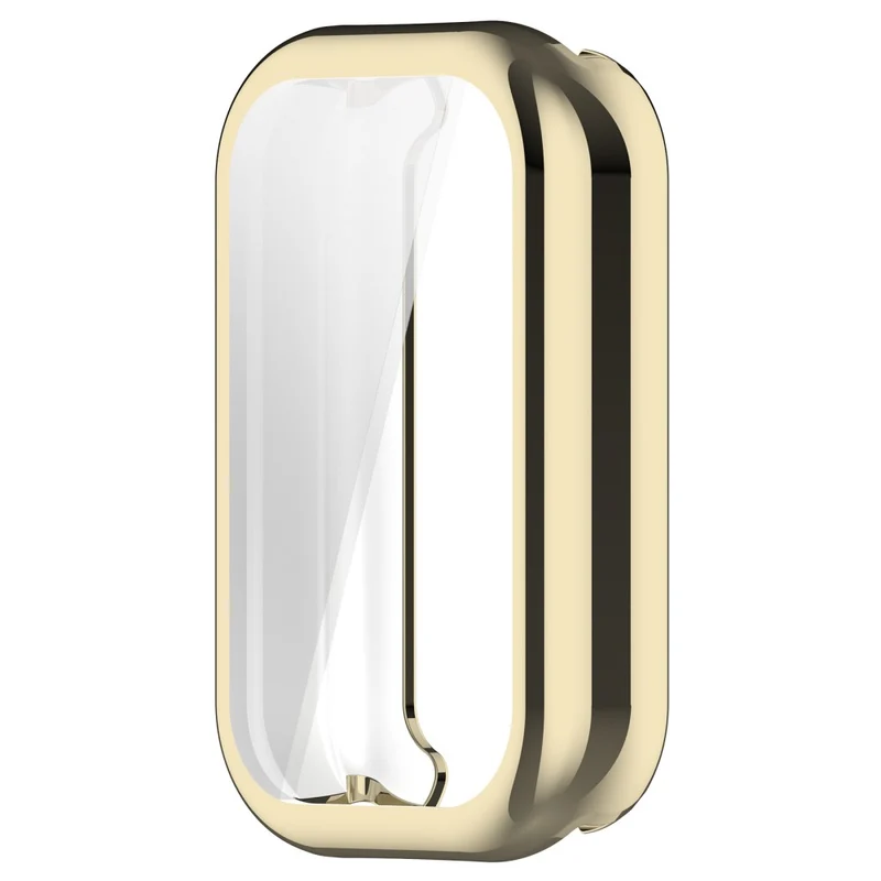 Xiaomi Smart Band 8 Active / Redmi Band 2 Flexible Watch Case Electroplating Frame Cover - Electroplating Black