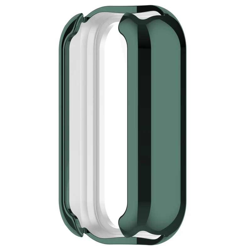 Xiaomi Smart Band 8 Active / Redmi Band 2 Flexible Watch Case Electroplating Frame Cover - Electroplating Black