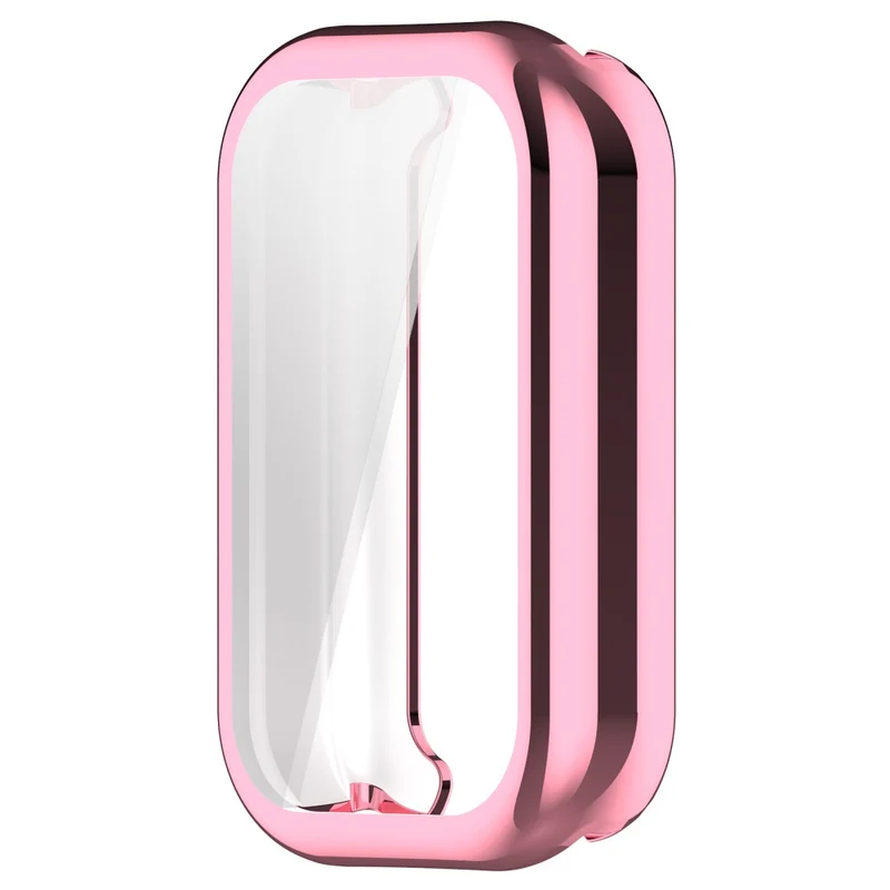 Xiaomi Smart Band 8 Active / Redmi Band 2 Flexible Watch Case Electroplating Frame Cover - Electroplating Black