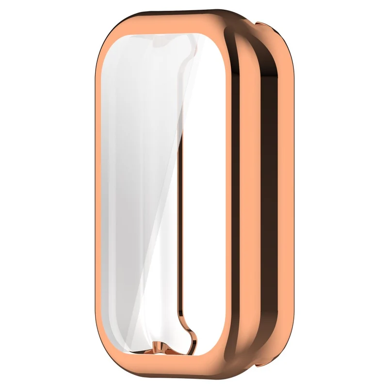 Xiaomi Smart Band 8 Active / Redmi Band 2 Flexible Watch Case Electroplating Frame Cover - Electroplating Black