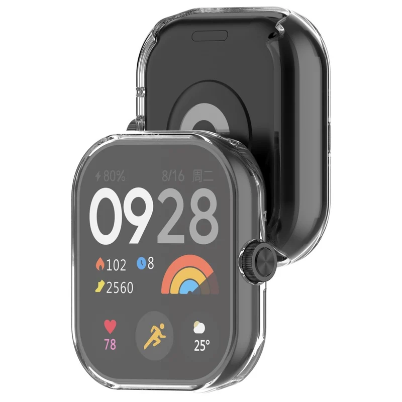 Xiaomi Redmi Watch 4 Scratch Resistant Watch Protective Case Transparent Anti-collision Frame