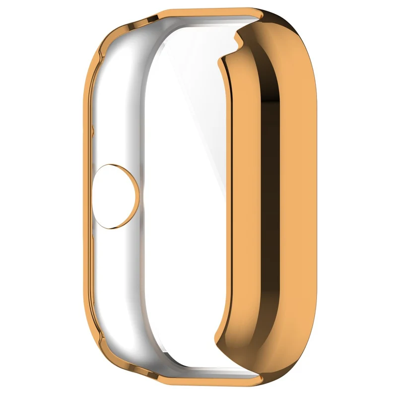 Xiaomi Redmi Watch 4 Scratch Resistant Watch Protective Case Electroplating Anti-drop Frame - Rose Gold