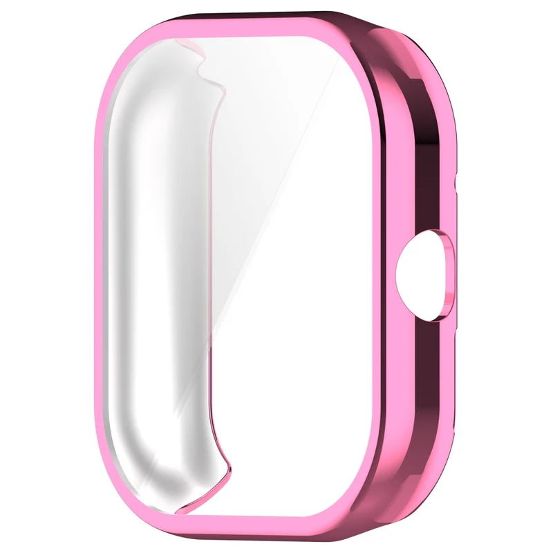 Xiaomi Redmi Watch 4 Scratch Resistant Watch Protective Case Electroplating Anti-drop Frame - Rose Gold