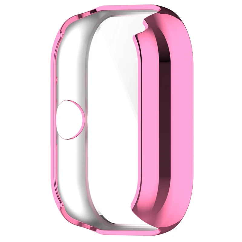 Xiaomi Redmi Watch 4 Scratch Resistant Watch Protective Case Electroplating Anti-drop Frame - Rose Gold